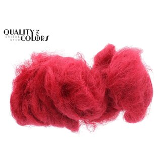 QC Fuzzy Fibre | Kleur: Rood | Inhoud 250 gram | Per zakje