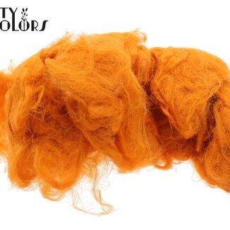 QC Fuzzy Fibre | Colour: Orange | Content 250 grams | Per bag