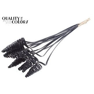QC Palm Spiral on Stem | Colour: Black | Cane Cone Plant Stake | Length of Stake: ± 50 centimetres | Per 10 stakes