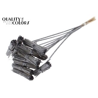 QC Kore Bouquet on stick | Colour: Metallic Graphite Grey | Kore Plant Stake | Length of plant stake ± 50 centimetres | 10 plant stakes per bunch