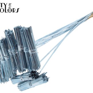 QC Kore Bouquet on stick | Colour: Metallic Blue | Kore Insert Stick | Insert stick length ± 50 centimetres | 10 insert sticks per bunch