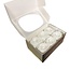 Preserved Rose Heads | Colour: White Classic | Packed per 6 roses