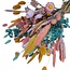 Bouquet de fleurs séchées Happy String | Longueur ± 55 centimètres | Avec des fleurs séchées fraîches aux couleurs pastel