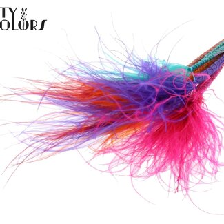 QC Dried Stipa Feather Grass "Colourful 4" | Colour: Mixed Colours | Stypha Penata Dried Flowers | Length ± 60 centimetres | 10 plumes per bunch | Per bunch