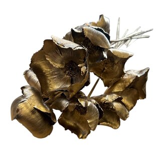 Casa Alegria Golden Palm Cup dried flowers | Length ± 60 centimetres | Per 10 stems