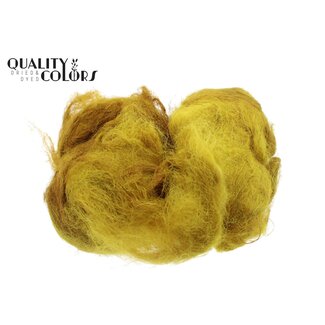QC Fuzzy Fibre “Mustard” | Kleur: Donkergeel | Inhoud 250 gram | Per zakje
