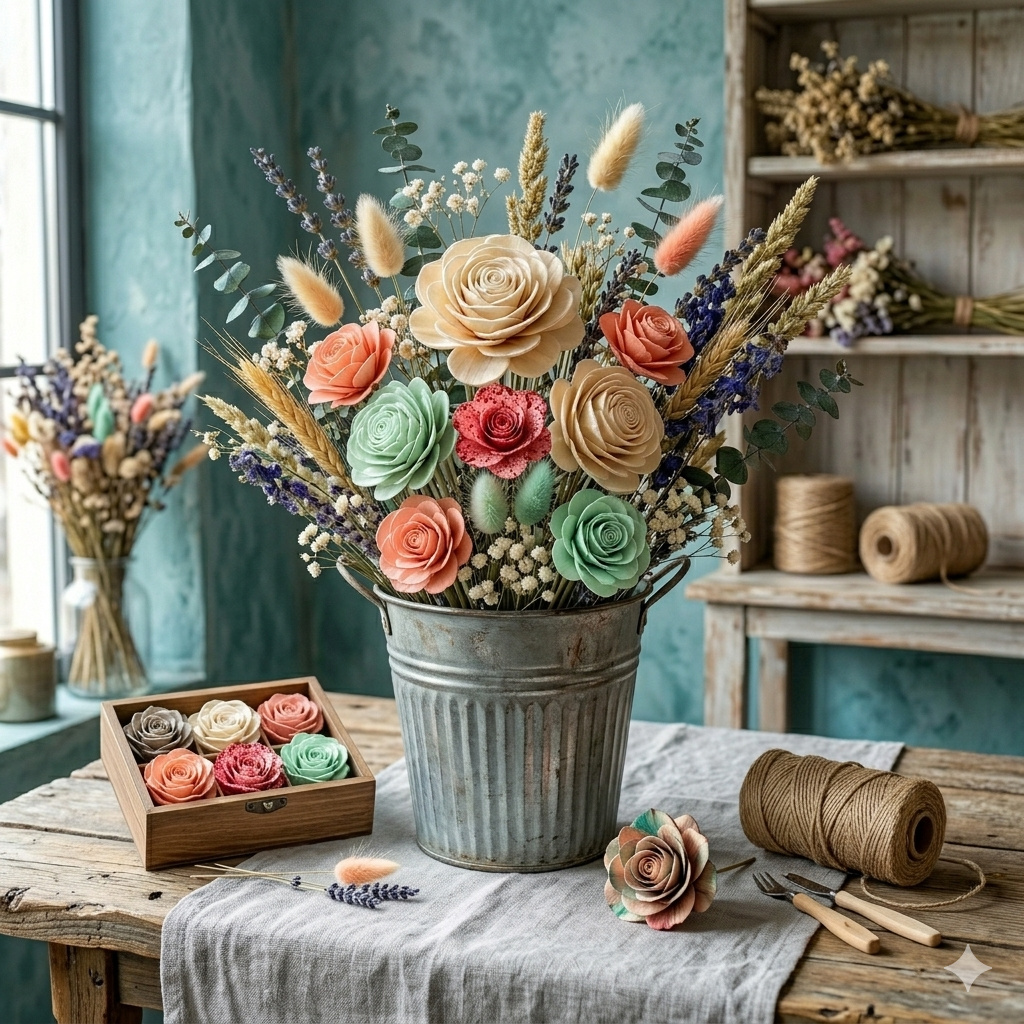 Shola Flower Beauty Rose: Discover the Sustainable Charm of Handmade Shola Roses for Your Interior