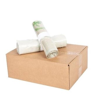 4A Knapsack | Colour: Transparent | Capacity 400 liter | Type LDPE30 | Per 7 bags on roll | Per roll