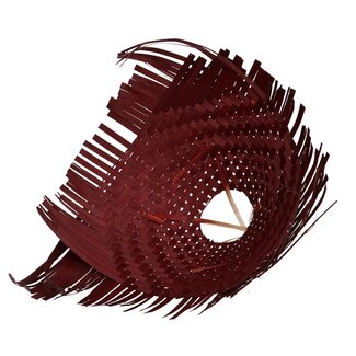 4A Straußhalter Bambusgeflecht | Farbe: Braun | Durchmesser 30 centimeter | Pro 6 Straußhalter