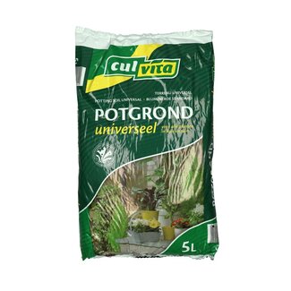 4A Soil care Potting compost | Colour: Brown | Content 5 litre | Per 5 bags