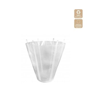 4A Rapideau Bloemenhouder Waterdicht | Kleur: Transparant | Hoogte 14 centimeter | Per 20 rapideaus