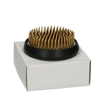 4A Pinhouder | Kleur: Koperkleurig | Hoogte 6 centimeter | Per pinhouder