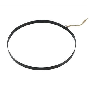 4A IJzeren Hanger Ring | Kleur: Zwart | Diameter 30 centimeter | Per 10 ringen