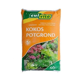 4A Bodemverzorging Kokos Potgrond | Kleur: Bruin | Inhoud 40 liter | Per zak