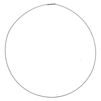 4A Metal Ring | Colour: Silver-coloured | Diameter 30 centimetre | Per 50 rings