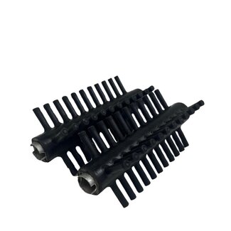 4A Brosse douce | Couleur: Noir | Longueur 175 millimeter | Par 2 brosses