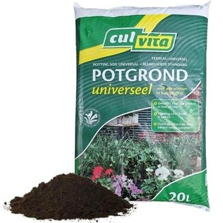 4A Bodemverzorging Potgrond | Kleur: Bruin | Inhoud 20 liter | Per zak