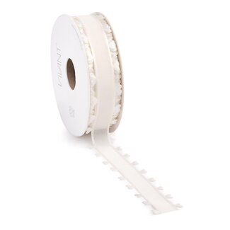 4A Lovie Lint | Kleur: Natuurlijk Wit | Breedte 25 millimeter | Lengte 15 meter | Per rol