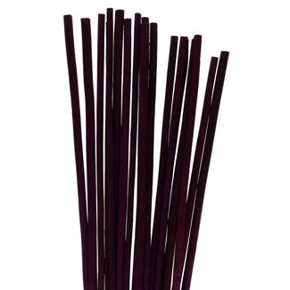 4A Gedroogde Bamboestok | Kleur: Paars | Lengte ± 100 centimeter | Per 20 stokken