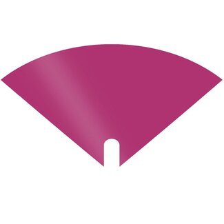 4A Housses Moon Isa | Couleur: Fuchsia | Longueur 30 centimeter | Largeur 30 centimeter | Par 50 housses