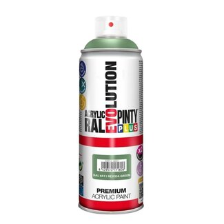 4A Peinture acrylique en spray couleur “Reseda Vert” | Couleur: Vert clair | Contenu 400 milliliter | Par bombe