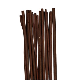 4A Getrockneter Bambusstab | Farbe: Braun | Länge ± 100 centimeter | Pro 20 Stäbe