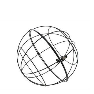 4A Ballrahmen für Blumen | Farbe: Schwarz | Durchmesser 40 centimeter | Pro Ball