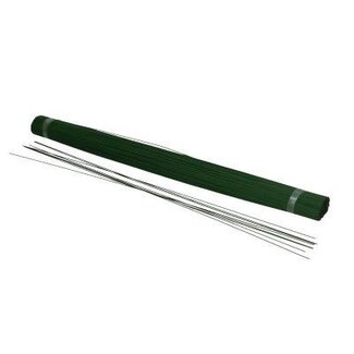 4A Lacquered floral wire blunt | Colour: Dark green | Diameter 1.0 millimeter | Length 40 centimeter | Weight 2.5 kilo | Per box