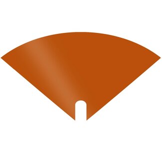 4A Housses Moon Isa | Couleur: Orange | Longueur 30 centimeter | Largeur 30 centimeter | Par 50 housses