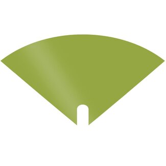 4A Hoezen Moon Isa | Kleur: Lichtgroen | Lengte 30 centimeter | Breedte 30 centimeter | Per 50 hoezen