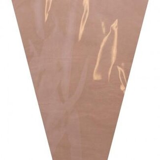 4A Sleeves Pure OPP30 / KR | Colour: Light brown | Length 40 centimeter | Width 25 centimeter | Height 10 centimeter | Per 50 sleeves