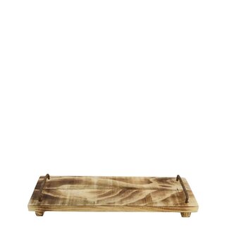 4A Wooden Tray Sturdy | Colour: Brown | Length 30 centimeter | Width 14 centimeter | Height 7 centimeter | Per tray