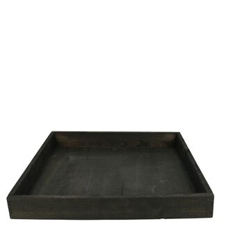 4A Wooden Tray | Colour: Dark brown | Length 30 centimetre | Width 30 centimetre | Height 4 centimetre | Per 4 trays