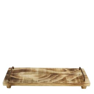 4A Wooden Tray Sturdy | Colour: Brown | Length 50 centimeter | Width 14 centimeter | Height 7 centimeter | Per tray