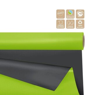 4A Double face Film mat en rouleau Universel | Couleur: Vert anthracite | Largeur 80 centimeter | Longueur 40 meter | Par rouleau