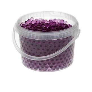 4A Decogel Parels | Kleur: Paars | Diameter 9 millimeter | Inhoud pot 3 liter | Per pot