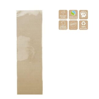 4A Housses Kraft | Couleur: Brun | Largeur 16 centimeter | Hauteur 80 centimeter | Par 100 housses