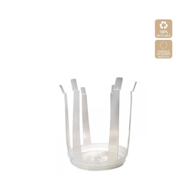 Rapideau Flower holder | Colour: Transparent | Height 14 centimetre | Per 20 rapideaus