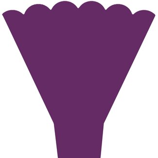 4A Housses Majesty | Couleur: Violet | Longueur 54 centimeter | Largeur 44 centimeter | Hauteur 12 centimeter | Par 50 housses