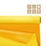 Film mat double face en rouleau Universel | Couleur: Jaune-orangé | Largeur 80 centimeter | Longueur 40 meter | Par rouleau