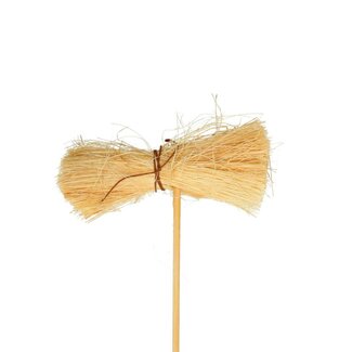 4A Sisal on stick | Colour: Light brown | Sisal Support Stake | Diameter 8 centimetre | Length ± 50 centimetre | Per 25 support stakes