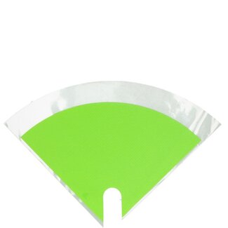 4A Hoezen Moon Kraftlook | Kleur: Groen | Lengte 30 centimeter | Breedte 30 centimeter | Per 50 hoezen