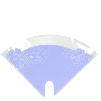 4A Hüllen Moon Kraft-Look Blumen | Farbe: Lila | Länge 30 centimeter | Breite 30 centimeter | Pro 50 Hüllen
