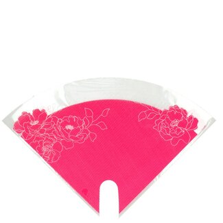 4A Housses Moon aspect kraft Fleurs | Couleur: Rose | Longueur 30 centimeter | Largeur 30 centimeter | Par 50 housses