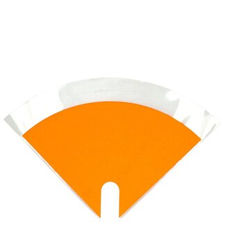 4A Housses Moon aspect kraft | Couleur: Orange | Longueur 30 centimeter | Largeur 30 centimeter | Par 50 housses