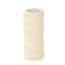 Cotton Thread | Colour: Natural White | Diameter 2 millimeter | Length 50 meter | Per roll