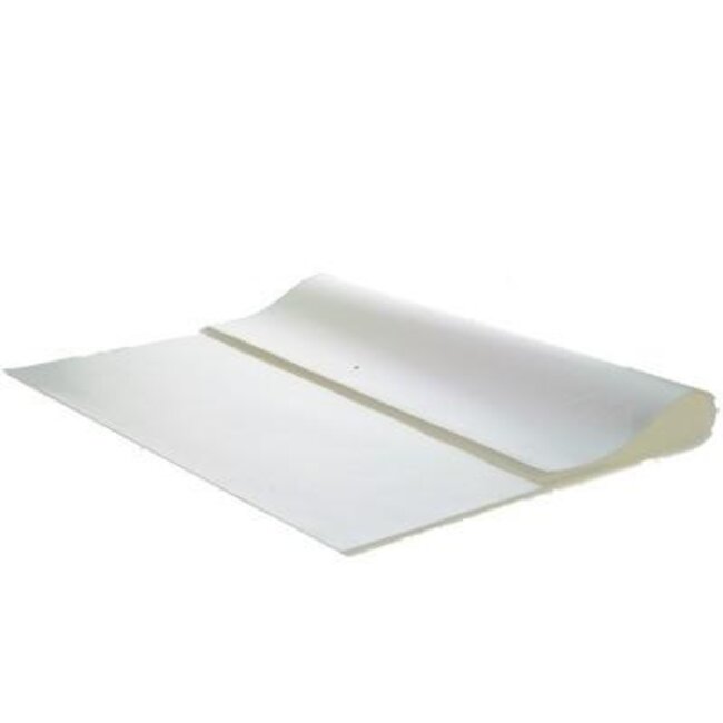 Feuille de film P40 | Couleur: Blanc | Largeur 60 centimeter | Longueur 80 centimeter | Par 250 feuilles