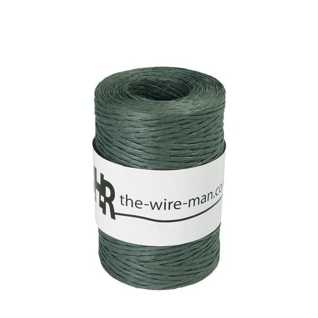 Bast binding wire | Colour: Green | Diameter 0.4 millimetre | Length 205 metre | Per roll