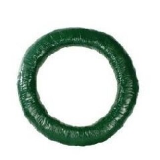 4A Straw Wreath with Ribbon | Colour: Green | Diameter 50 centimetre | Per wreath