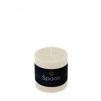 4A Table candle Rustic | Colour: Natural White | Diameter 7 centimeter | Length 7 centimeter | Per 8 candles